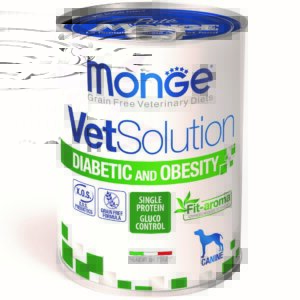Monge VetSolution Canine Diabetic and Obesity