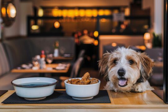 Ciotola per cani fuori da bar e ristoranti: può essere pericolosa?